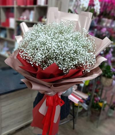 Букет цветов из: Гипсофила в Солнечном Хабаровского края