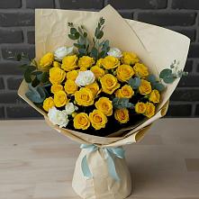 Букет цветов из:  Розы в Солнечном Хабаровского края