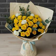 Букет цветов из:  Розы в Солнечном Хабаровского края