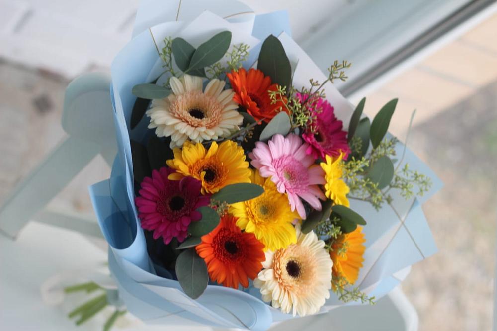 Букет цветов из: Герберы в Солнечном Хабаровского края