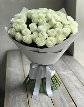 Букет 35 Белых роз в Солнечном Хабаровского края