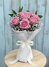 Букет цветов из:  Розы #REPLACE_PRED# Солнечном Хабаровского края