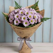 Букет цветов из:  Хризантемы в Солнечном Хабаровского края