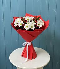 Букет цветов из:  Хризантемы в Солнечном Хабаровского края