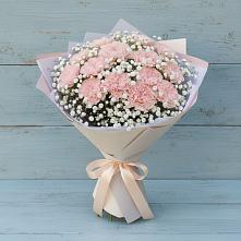 Букет цветов из:  Гвоздики в Солнечном Хабаровского края
