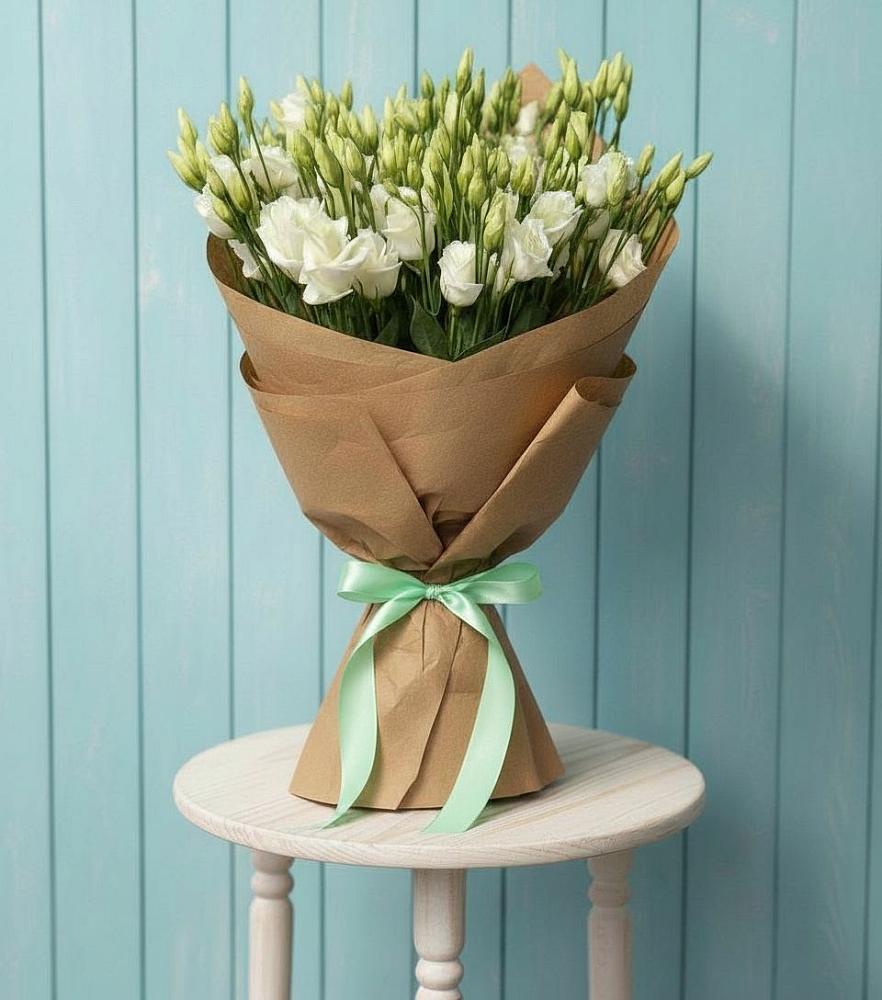 Букет цветов из: Лизиантусы в Солнечном Хабаровского края