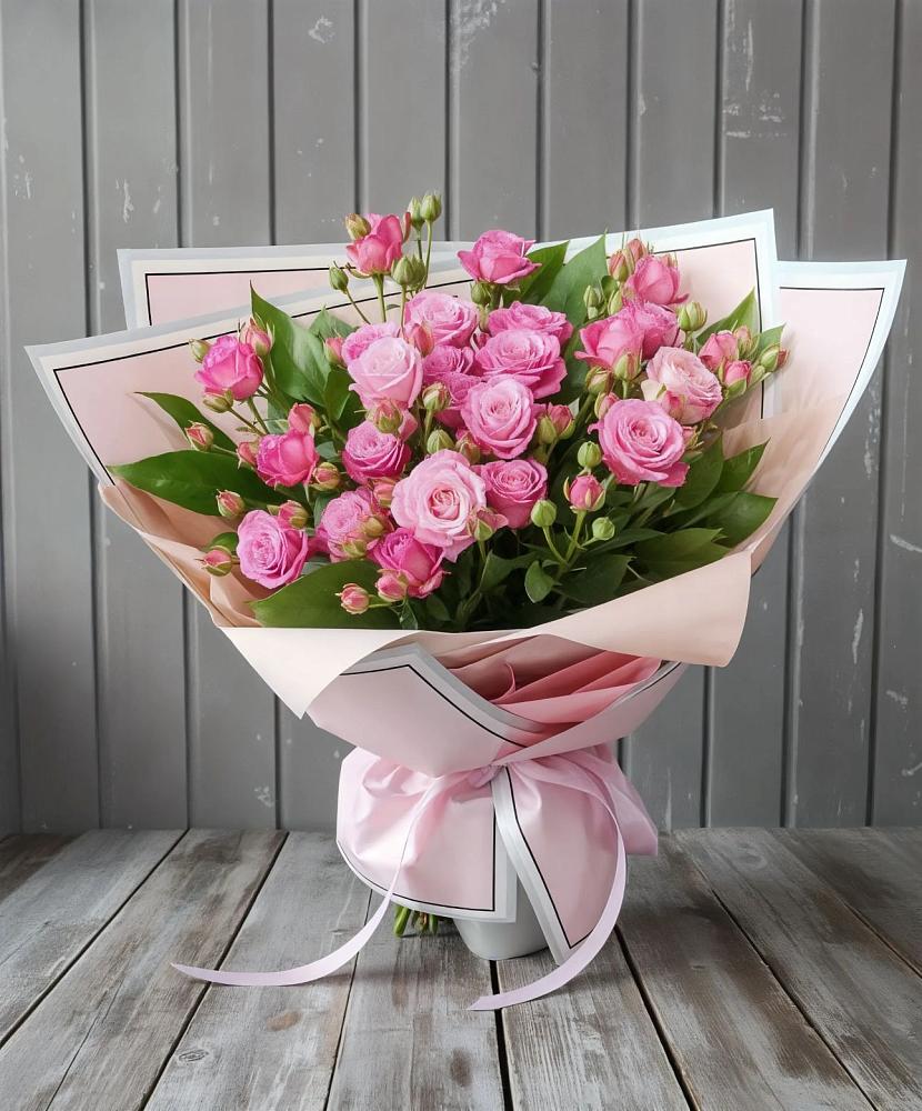 Букет Розовый кустик в Солнечном Хабаровского края