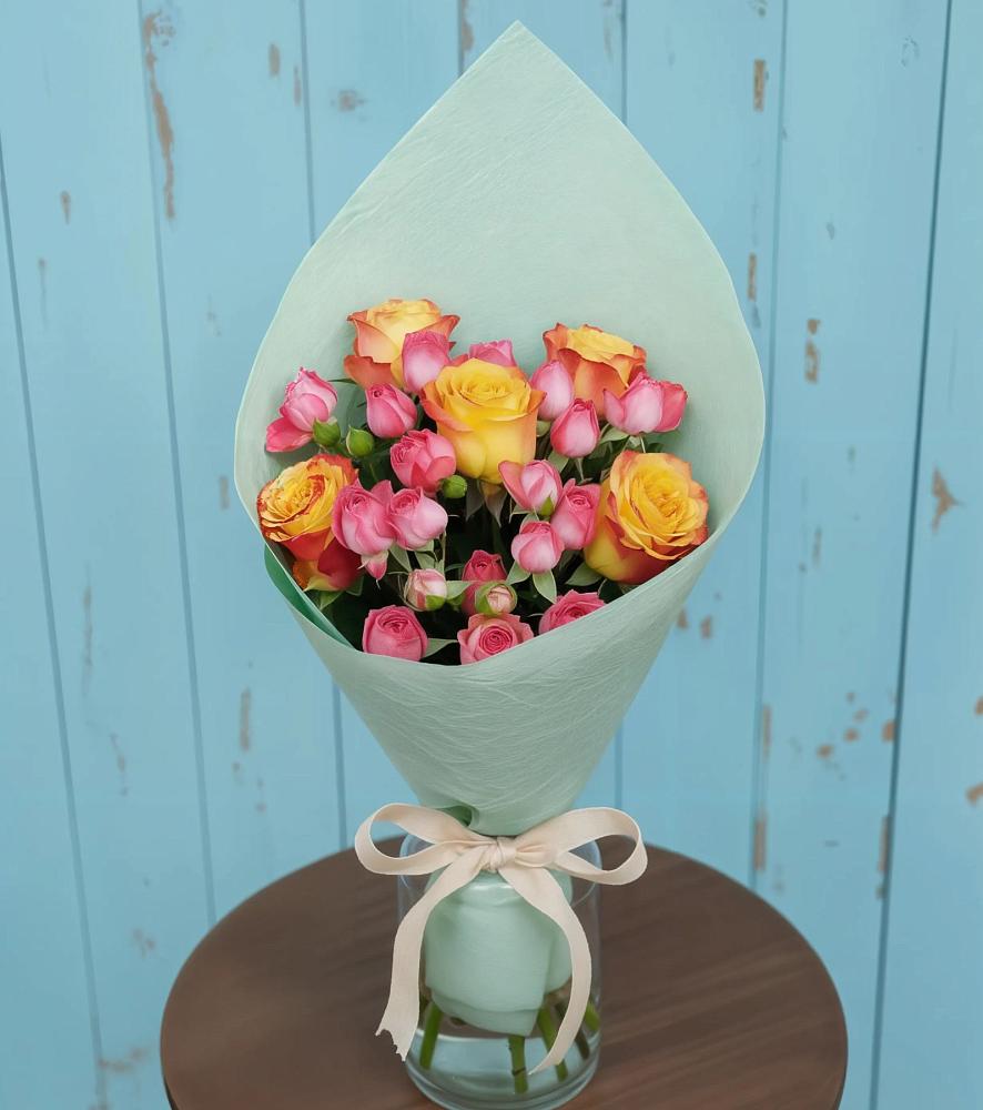 Букет цветов из: Розы в Солнечном Хабаровского края