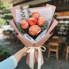 Букет цветов из:  Розы в Солнечном Хабаровского края