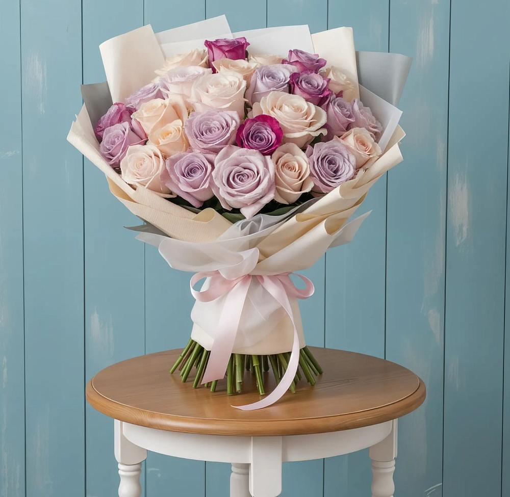 Букет цветов из: Розы в Солнечном Хабаровского края