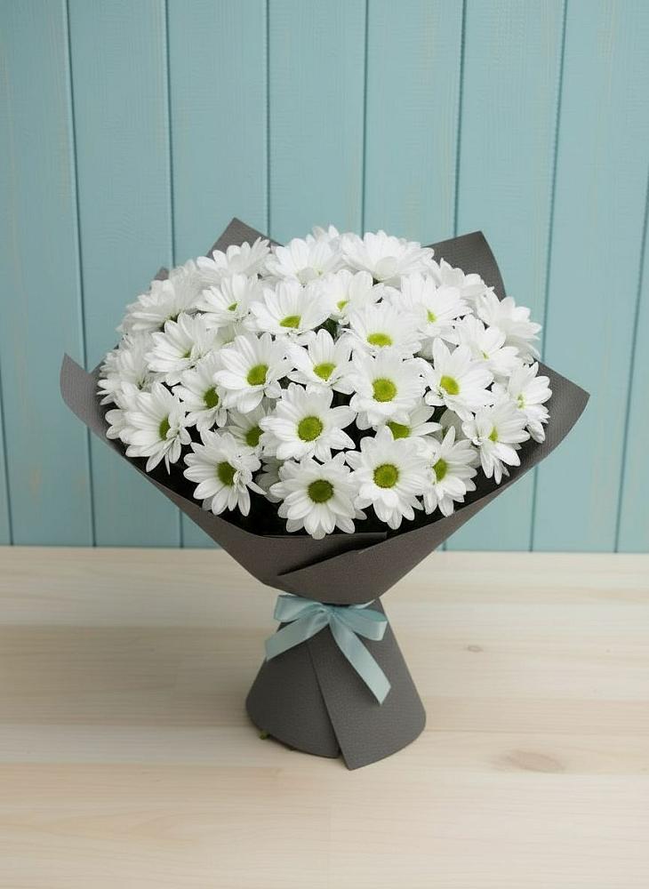 Букет цветов из: Хризантемы в Солнечном Хабаровского края