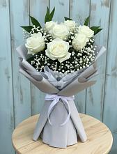 Букет цветов из:  Розы #REPLACE_PRED# Солнечном Хабаровского края