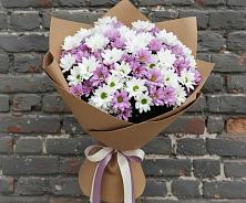 Букет цветов из:  Хризантемы #REPLACE_PRED# Солнечном Хабаровского края