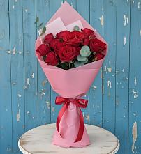 Букет цветов из:  Розы #REPLACE_PRED# Солнечном Хабаровского края