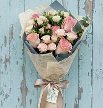 Букет цветов из:  Розы #REPLACE_PRED# Солнечном Хабаровского края
