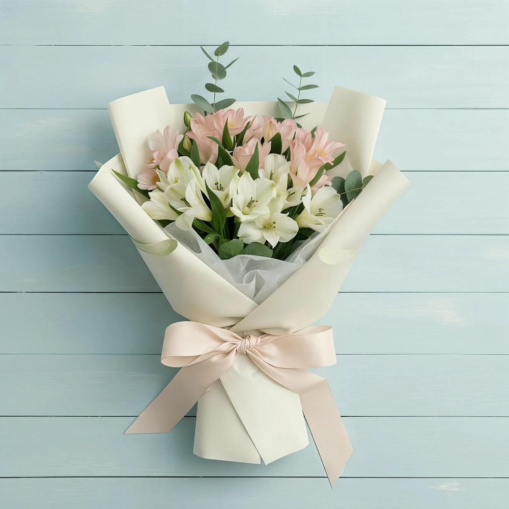 Букет цветов из: Альстромерии в Солнечном Хабаровского края