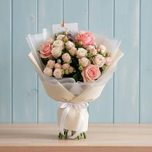 Букет цветов из:  Розы в Солнечном Хабаровского края