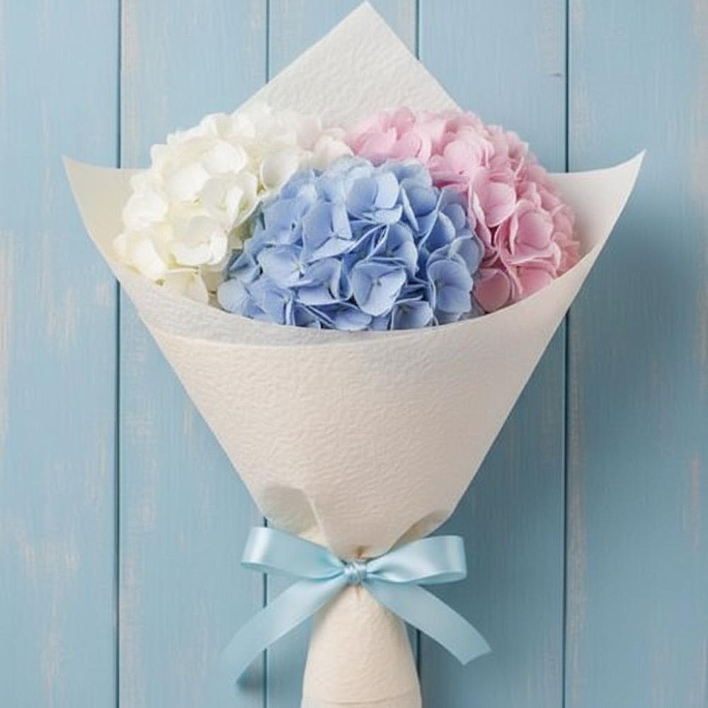 Букет цветов из: Гортензия в Солнечном Хабаровского края